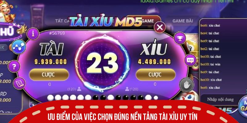 Chơi Tài Xỉu Online Ở Đâu Vừa An Toàn Vừa Đáng Tin Cậy Nhất 1 Ưu điểm của việc chọn đúng nền tảng tài xỉu uy tín